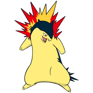 typhlosion from pokemon global link